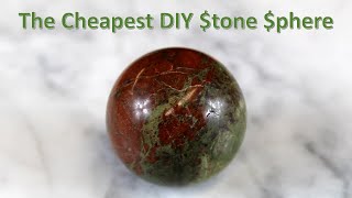 Stone Spheres The Cheapest Way DIY [upl. by Glennie]