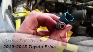 Leaking Fuel Injectors Toyota Prius  FIXED [upl. by Horwath]