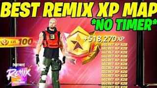 NEW BEST CHAPTER 5 season remix AFK FORTNITE XP GLITCH in Chapter 5 NO TIMER [upl. by Xam]