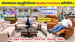 Bangalore Factory Outlet Price Furniture High Quality Furniture Sofa set dining table Wholesale [upl. by Enar799]