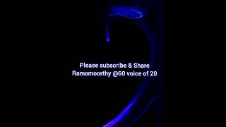 Aval Paranthu Ponale  Karaoke Track for Male Singers by Ramamoorthy 60 voice of 20 [upl. by Aicire]