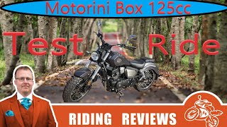 Motorini box parallel twin 125cc cruiser 2020 [upl. by Frangos514]