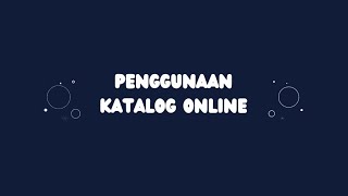 Tutorial Layanan Katalog Online Perpustakaan UIN Salatiga [upl. by Glassman]