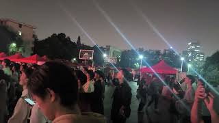 Anhui Agriculture University night partyfollowme love suscribe travel shortvideo [upl. by Ajssatsan683]