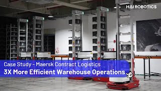 Maersk Contract Logistics Amplified Warehouse Efficiency with Hai Robotics [upl. by Woll376]