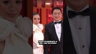 Heart Evangelista amp Chiz Escudero  PEPatGMAGala2024 shorts [upl. by Adnima]