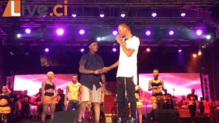 Concert Serges Beynaud  Ordinateur le danseur de Dj Arafat font le show [upl. by Solracnauj]