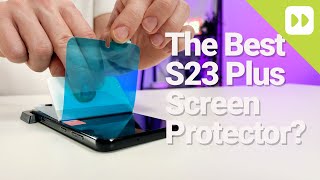 S23 Plus Official Screen Protector  Full Installation Guide [upl. by Dorothee]