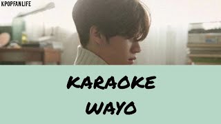 KARAOKE Bang Yedam 방예담 – WAYO 왜요  romanized [upl. by Hepzi]