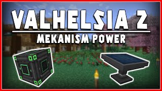 Valhelsia 2  Mekanism Solar Panels and Energy Storage  EP 6 [upl. by Codee]