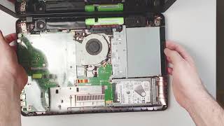 Asus X541U SSD upgrade partial disassembly [upl. by Emile]