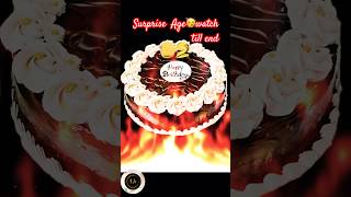 Chocolate 🍫 cake  surprise age🥳🫶  watch till end shorts cake trending how cakedesign [upl. by Kuska]