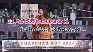 I din thar leh ang aw  H Lalremruati live [upl. by Hephzipah]