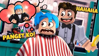 Haircut Simulator  Roblox  ANG BARBERONG GUPIT NG KATATAWANAN [upl. by Alaj780]