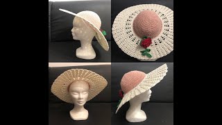 Tuto chapeau au crochet [upl. by Pail]