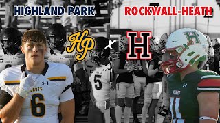 DFW OPENING WEEK SHOOTOUT Highland Park vs RockwallHeath 2024 Texas High School Football txhsfb [upl. by Kei]