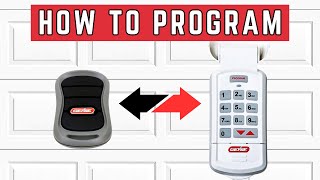 How to program a Genie garage door remote or keypad [upl. by Varuag]