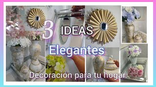 Mira cono hice estás ideas Decora tu hogar con estas Hermosas y elegantes diy decoracion ideas [upl. by Aicaca]