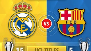 Partido de Futbol el clásico Real Madrid vs Barcelona 26 de octubre 2024 la liga [upl. by Margaret]