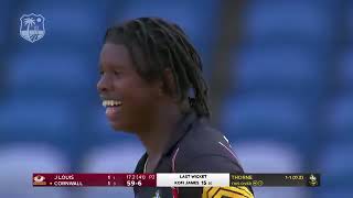 Leeward Islands Hurricanes v Guyana Harpy Eagles  super highlights [upl. by Mariska]