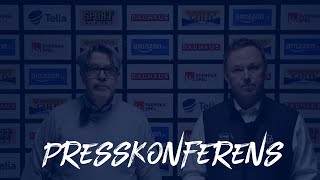 Presskonferens efter Leksands IF  Timrå IK [upl. by Schlesinger]