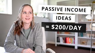 7 PASSIVE INCOME IDEAS easily make 200day [upl. by Thadeus]