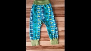 DIY Babyhose selbst nähen EINFACH für ANFÄNGER [upl. by Salomie652]