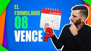 VENCIMIENTO ⌛ del formulario 08 🚗  TRANSFERENCIA AUTOMOTOR [upl. by Guimar]