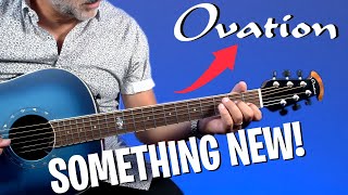 Playing the NEW Ovation Ultra Acoustic Guitar [upl. by Ayotol402]