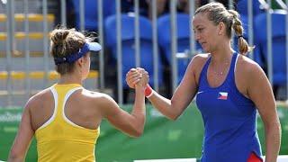 Petra Kvitova vs Elina Svitolina 2016 Rio Olympics QF Highlights [upl. by Layla]