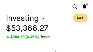 Weekly dividends hit the portfolio 5300000 Robinhood portfolio 💰💸 [upl. by Saito]