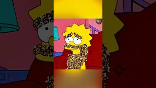 Lisas Face Swarmed by Bees 🤣😂simpsons shorts [upl. by Langdon722]