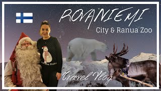 LAPLAND Travel Vlog White christmas in RovaniemiΉρθε ο Άγιος Βασίλης part1 OlgaMaria Riante [upl. by Ydor]