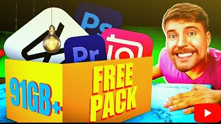 Free 90GB Editing Pack  5 years Storage🔥 [upl. by Wershba]