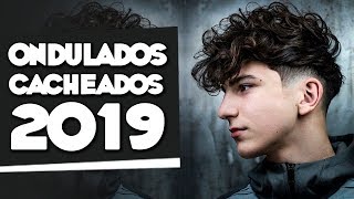 Cortes de Cabelo Masculino ONDULADO e CACHEADO pra 2019  Tendências [upl. by Ardnahc]