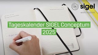 Tageskalender SIGEL Conceptum 2025  SIGEL [upl. by Delora166]