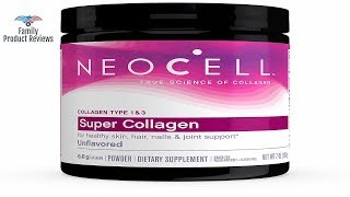 NeoCell Super Collagen Powder 6600mg Collagen Types 1 amp 3  unflavored  7 Ouncespackaging may [upl. by Kalin]