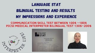 My Experience Taking a Bilingual Language Assessment  Language Stat Testing and Results [upl. by Joella]