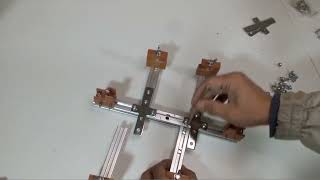 Badminton Racket Stringing Machine Install 1 [upl. by Bradeord]