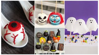 Halloween Cake Pops  Lots of Spooky Halloween Shapes  💀 [upl. by Amora]