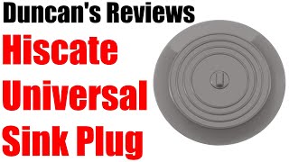 Hiscate Universal Sink Plug REVIEW [upl. by Ijuy]