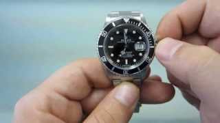 How to wind and set your Rolex Submariner GoldWatchCo [upl. by Les159]