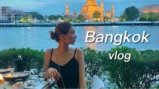 방콕이다 Bangkok Vlog 🇹🇭  마시지 맛집  노스이스트  왓아룬 야경 포인트 🏯 왓 빡남 파씨 짜런 구경하기 [upl. by Rhiamon325]