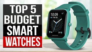 TOP 5 Best Budget Smartwatch 2024 [upl. by Persse]