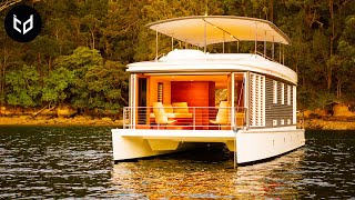 6 INCREDIBLE Houseboats  Homes on Water [upl. by Serafina619]