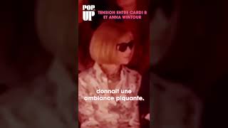 Moment gênant entre Cardi B et Anna Wintour [upl. by Noiwtna]