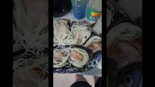 Steamed shell with noodles [upl. by Aimil]