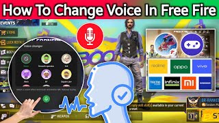 How To Change Voice In Free Fire 💯😱🔥  Free Fire Voice Changer App  Voice Changer App For Free Fire [upl. by Weismann681]