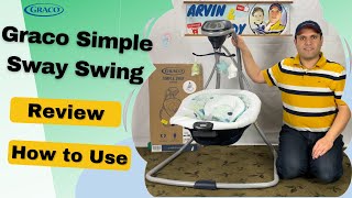 Graco Simple Sway Swing Review  Manual  Weight Limit  How to Use Graco Simple Sway Swing [upl. by Belloir]