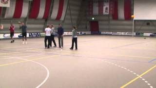 Korfbal Full court shots Barry Schep FortunaMHIR [upl. by Anileba]